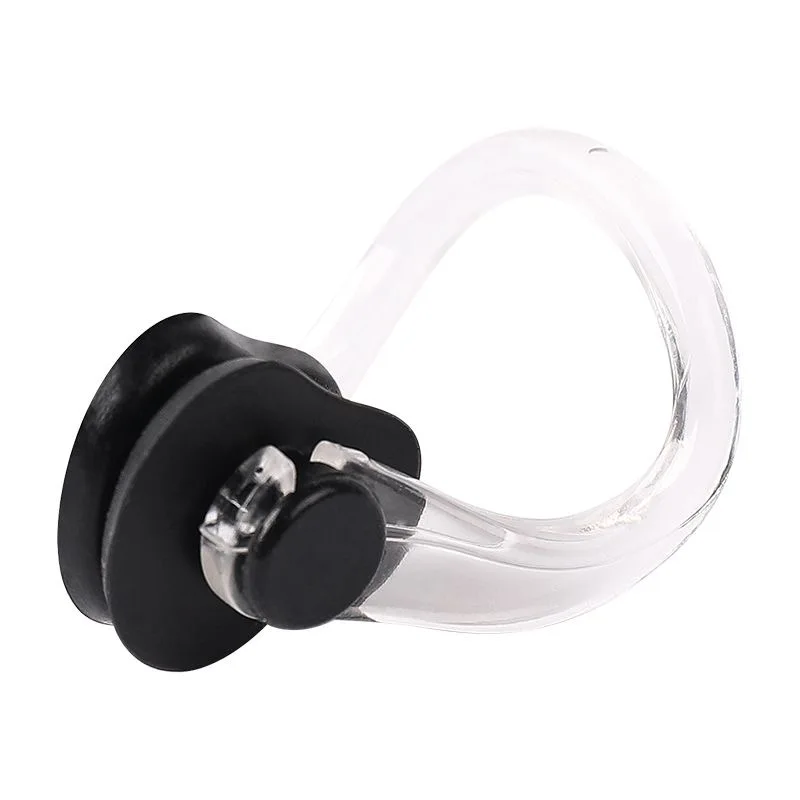 مجموعة سدادة أذن بمشبك أنف للسباحة من السيليكون احترافية مكونة من ثلاث طبقات مقاومة للماء وغير قابلة للانزلاق ومضادة للاختناق للبالغين sw #5