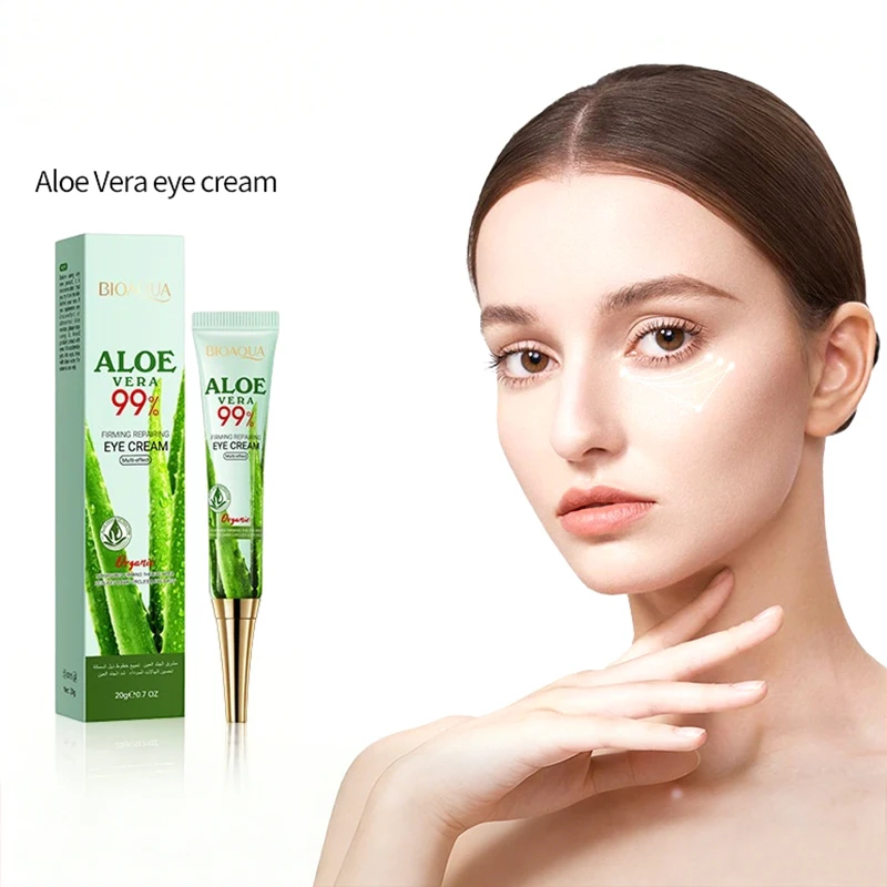 

【AD】BIOAQUA 20g Aloe Vera Eye Cream Anti Dark Circles Remove Eye Bags Anti-Aging Anti Wrinkles Moisturizing Eyes Skin Care