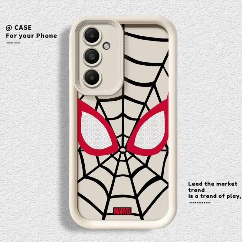 phone cases for Samsung Galaxy A55 A34 A25 A12 A35 A23 A24 A14 A54 A13 Angel Eye Ladder funda Cover Marvel Cool Spider-Man Eyes image 6