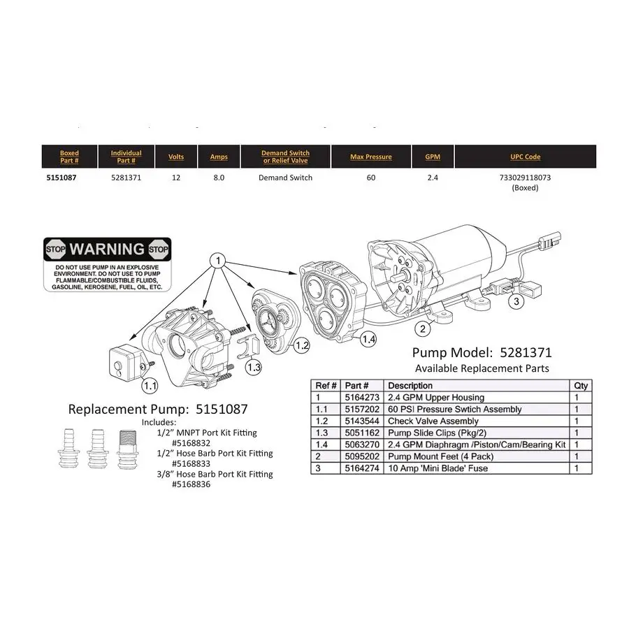 HighFlo 2,4 Gallonen Pumpsprühpumpe