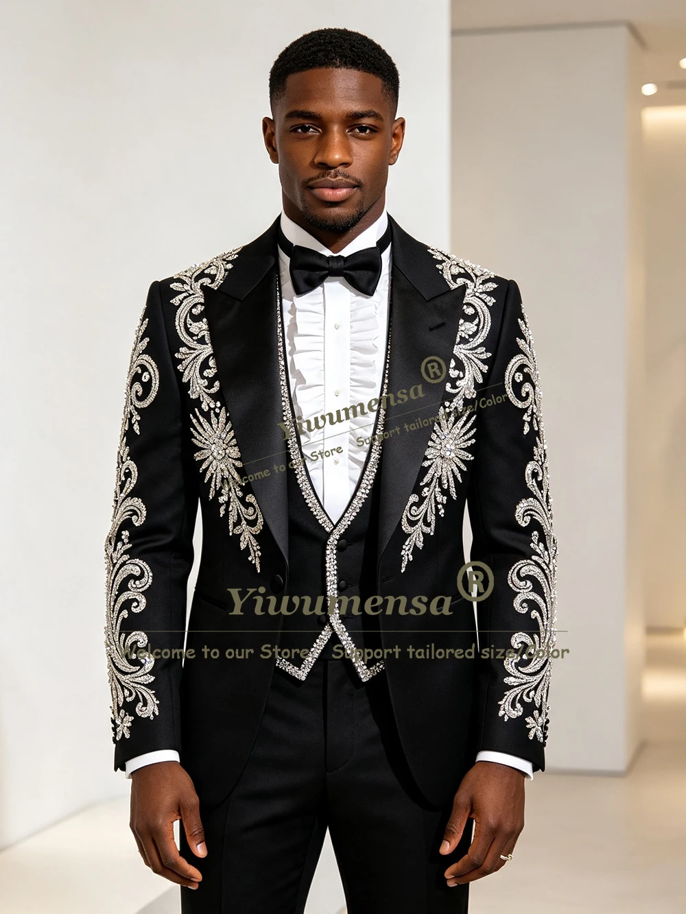 Luxury Crystals Beading Suits  - Mens Grooming Kit Luxury 评论和价格
