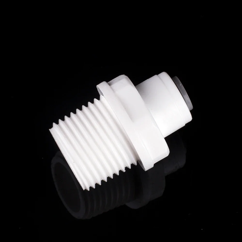 Fit 1/4 "6.35Mm Od Buis X 1/2" Bsp Mannelijke Pom Snelkoppeling Voor Aquarium Ro Waterfilter Omgekeerde Osmose Systeem