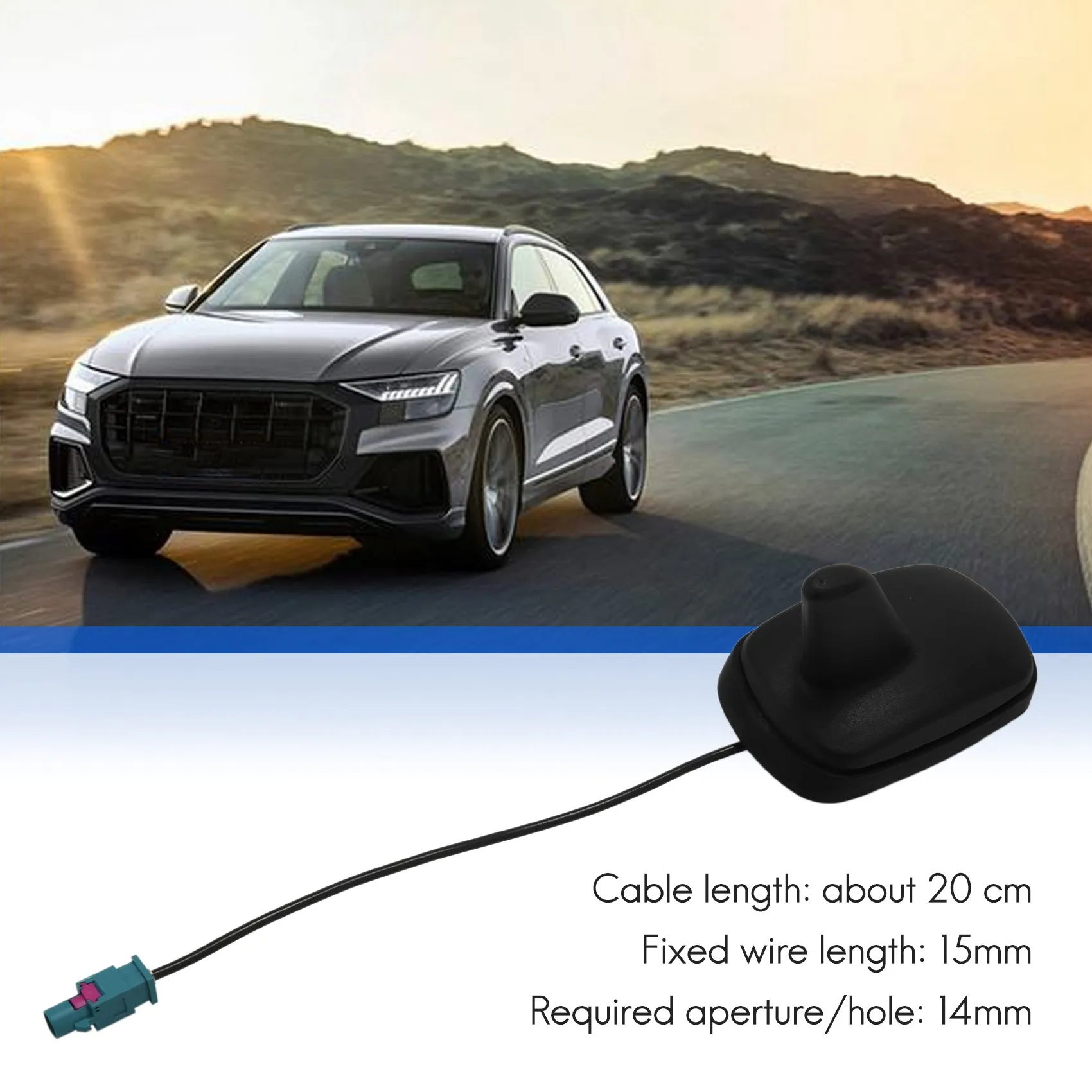 เสาอากาศสําหรับกอล์ฟ 5 6 Passat สําหรับ TIGUAN Touran T5 เสาอากาศหลังคา Shark Fakra