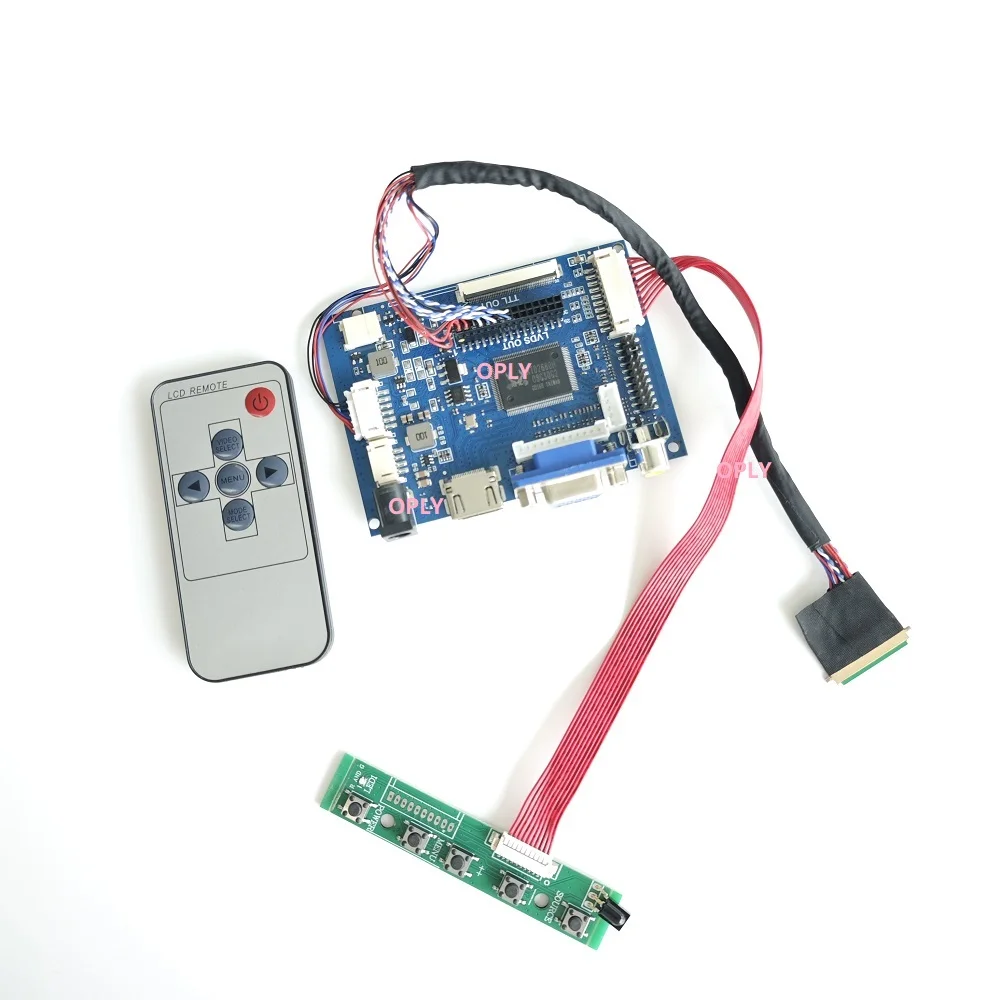 

For LP101WX1 LP101WX1-SLN2 LP101WX1-SLP2 40Pin 1280×800 Controller board 10.1" LCD Panel Kit HDMI-Compatible VGA AV WLED