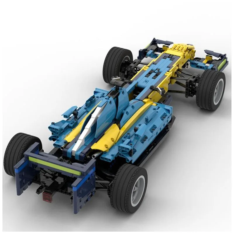 MOC-55175 Neues klassisches ikonisches Super-Rennwagen-Bausteinmodell, 1893, kreatives Geburtstagsspielzeug, Geschenk für Jungen und Kinder