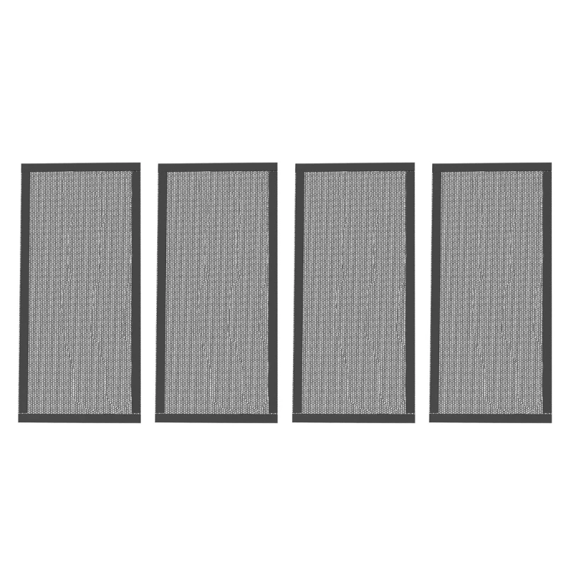 2/4 Stück magnetische PVC-Bodenentlüftungsnetzabdeckung, rechteckige Bodenregister-Netzabdeckung