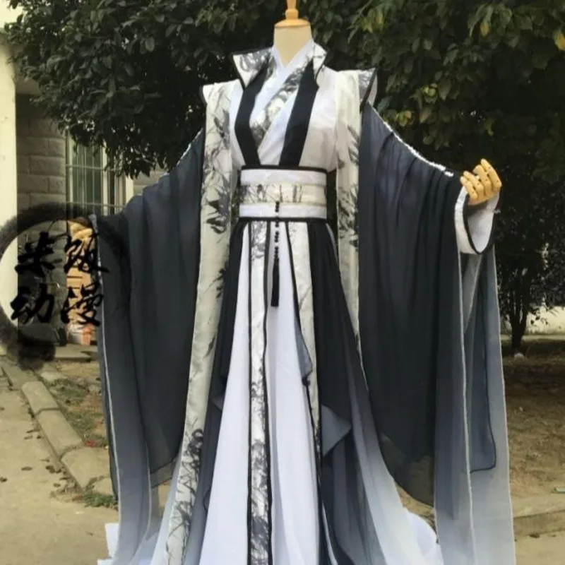 

Men Ancient Han Clothing Tian Guan Ci Fu Huacheng Hua Ink Ice Immortal Mei Changsu Han Costume Changgeng Moran Hanfu