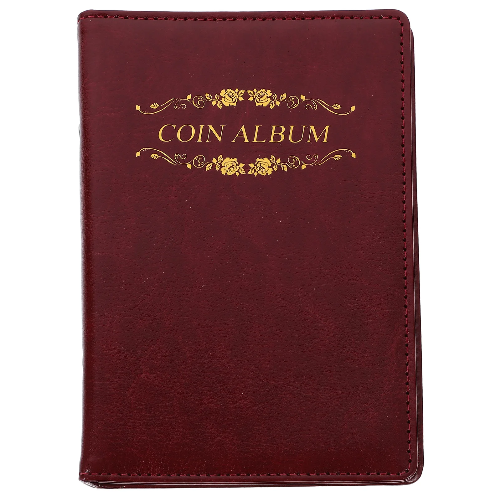 120 عملة جمع كتاب روز الأسود بو فتحات شفافة عملة شارات حماية الغبار خدش ألبوم المنظم التخزين