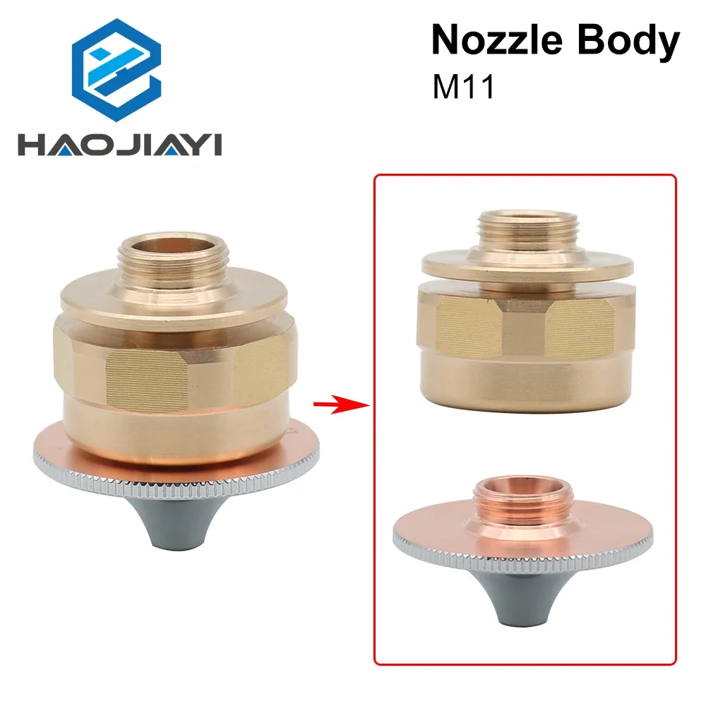 HAOJIAYI  Precitec M11 Nozzles Body Anti-collision Accessories Nozzles Holder Copper Fiber Laser Cutting Head Replacement Parts