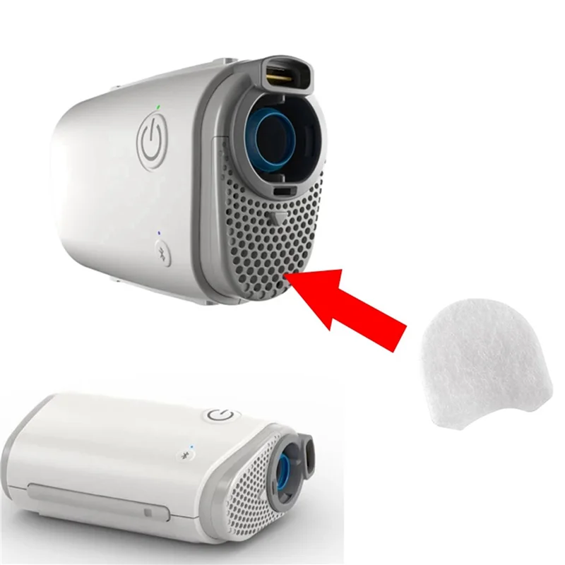 【핫셀】Resmed Airmini 장치용 80개 필터 CPAP 교체 필터 초미세 저자극성 일회용 CPAP 필터