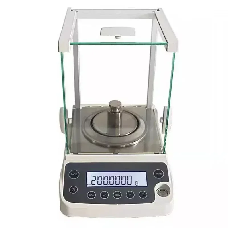 1/10000 Analytical Balance 0.1mg High Accuracy Lab   Temperature Compensation  Scale 220g/120g