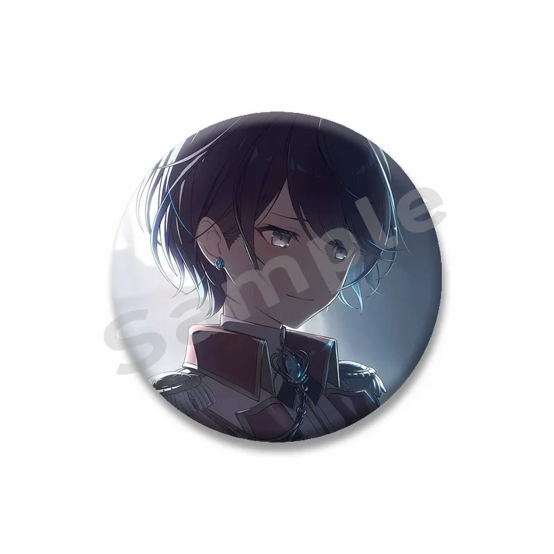 Project SEKAI Anime Tenma Saki Asahina Mafuyu Badge Kawaii Cartoon Figure Brooch Pins for Clothes Bag Accessories Jewelry Gifts