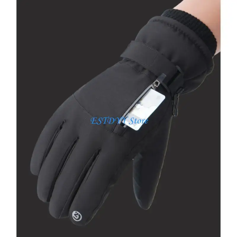 

G6DE Winter Warm Gloves Winter Snowboard Gloves for Women Men Skiing
