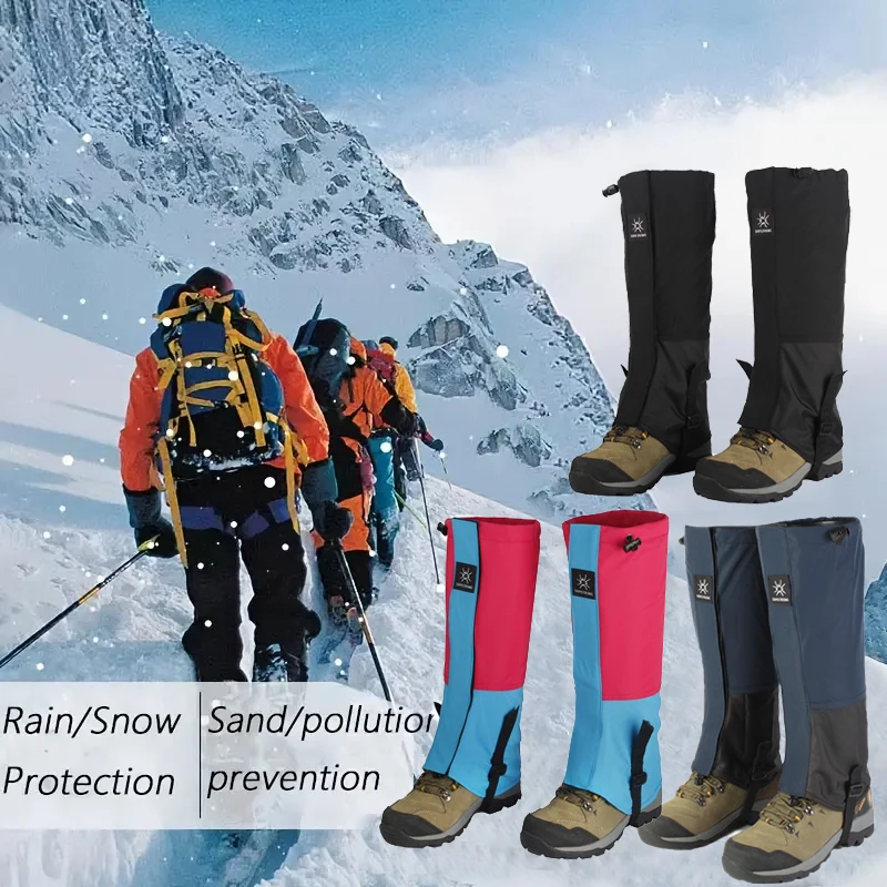 1 Pairs Waterproof Hiking Gaiters Breathable Desert Mountain Climbing Gaiters for Hiking,Hunting,Walking Skiing for Men & Women