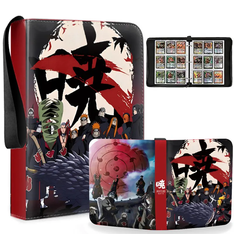 

New 400pcs/900pcs Card Album Book Anime NARUTO Collection Card Zipper Game Cards Sasuke Sakura Kakashi Binder Holder Gift