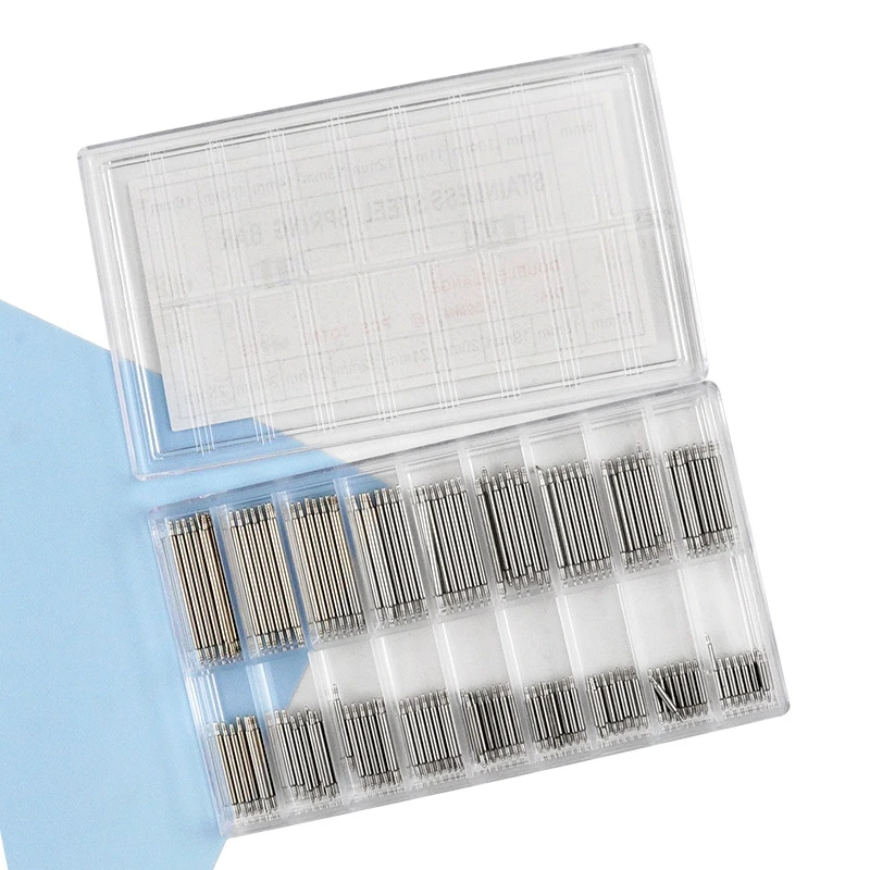 1.5mm Solid Double Flange Watch Spring Bars 8mm-25mm Stainless Steel Watch Band Link Pins Watch Repair Accessories Kit
