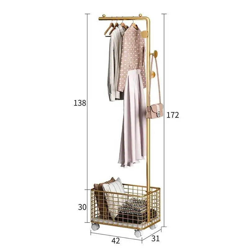Shoe Hanger Stand Bedroom Coat Racks Shelf Coat Racks Garment Entrance Metal Wieszaki Na Ubrania Space Saving Furniture WSW30XP