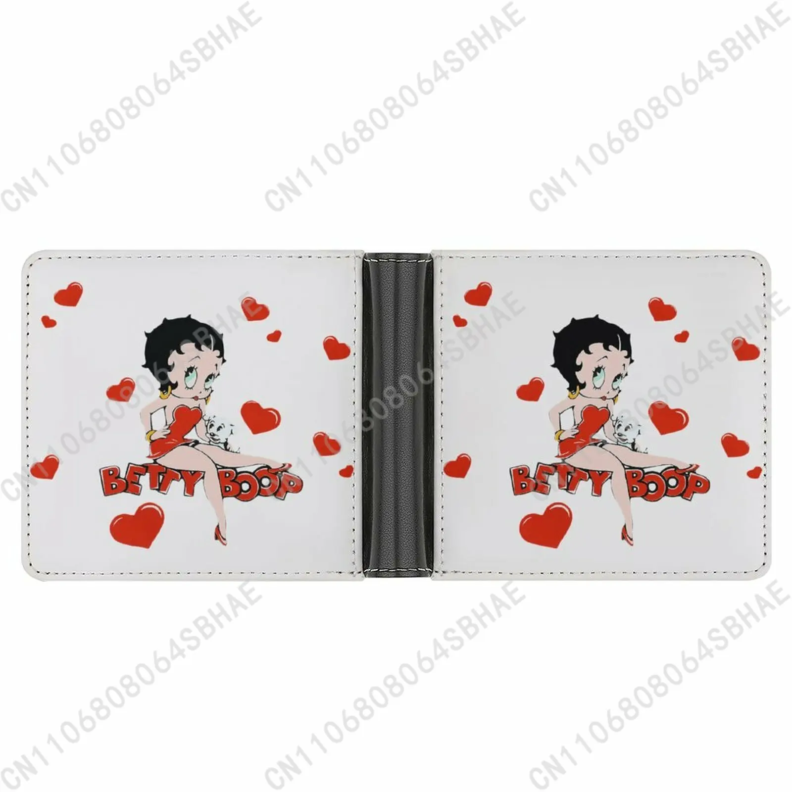 

B-Boops Trendy B-Betty Leather Wallet Teenage Girls Boys Personalized Slim Credit Card Holder Small Purse School Daily Use