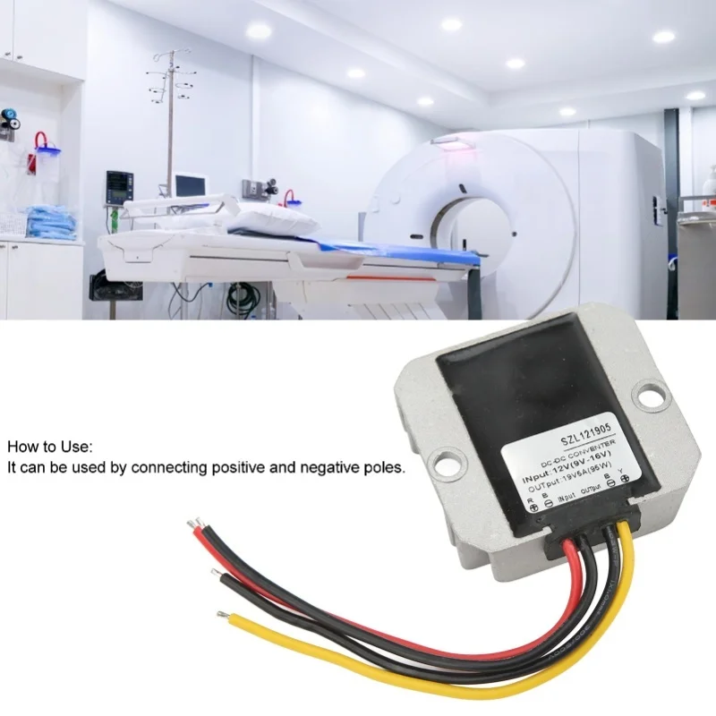 

Voltage Boost Converter DC 12V To DC 19V 5A IP67 Waterproof Volt Step Up Module For Vehicle