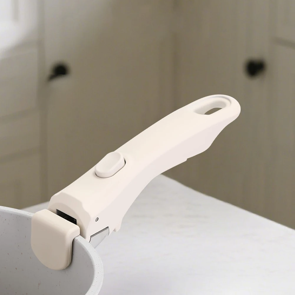 

Universal Pot Handles Multi-Purpose Anti Scalding Pan Gripper Anti-Slip Frying Pan Replace Handle Grip Household Kitchen Gadget