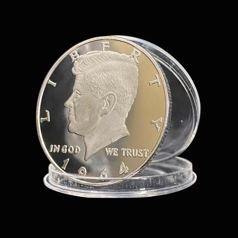 United States 1964 Silver Coin 35th Presidents John Fitzgerald Kennedy Commemorative Collectibles