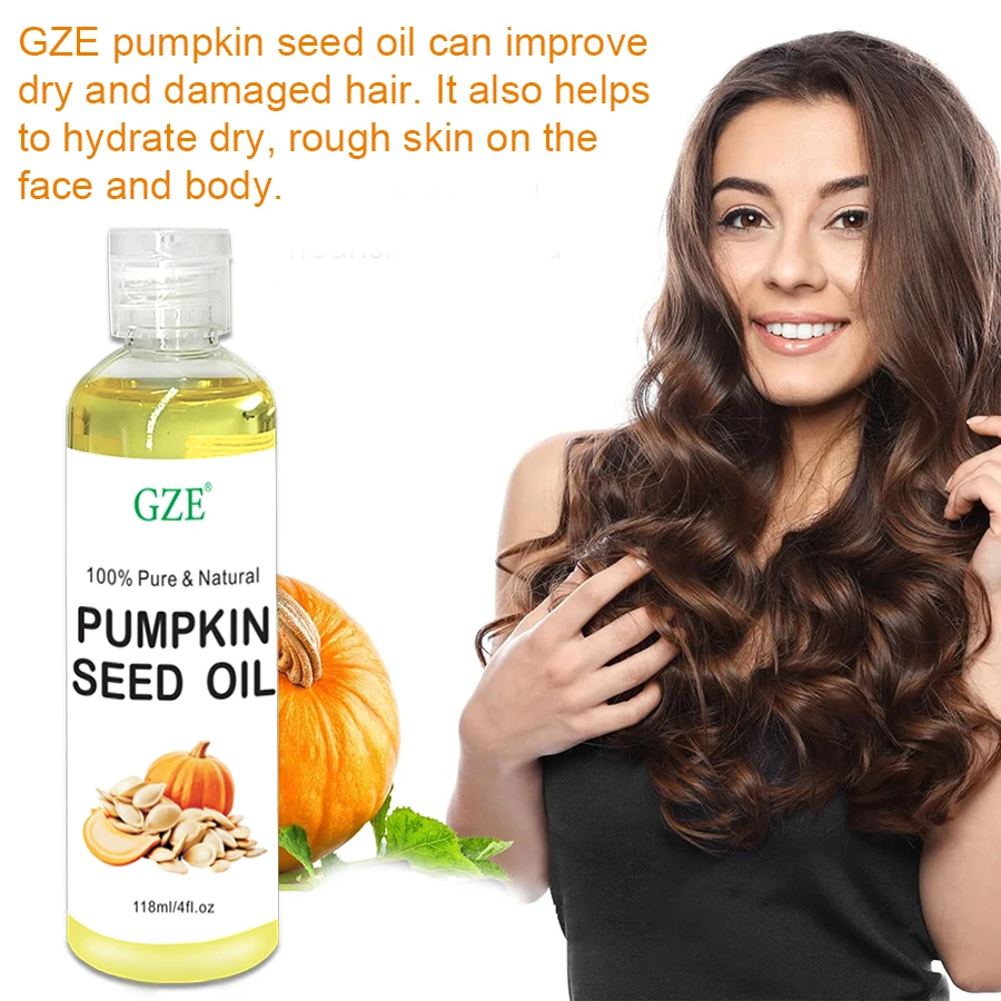 GZE Pumpkin Seed Carrier Oil Almond Oil Almond Oil Organic Pure Natural Cold Pressed Unrefined Oil