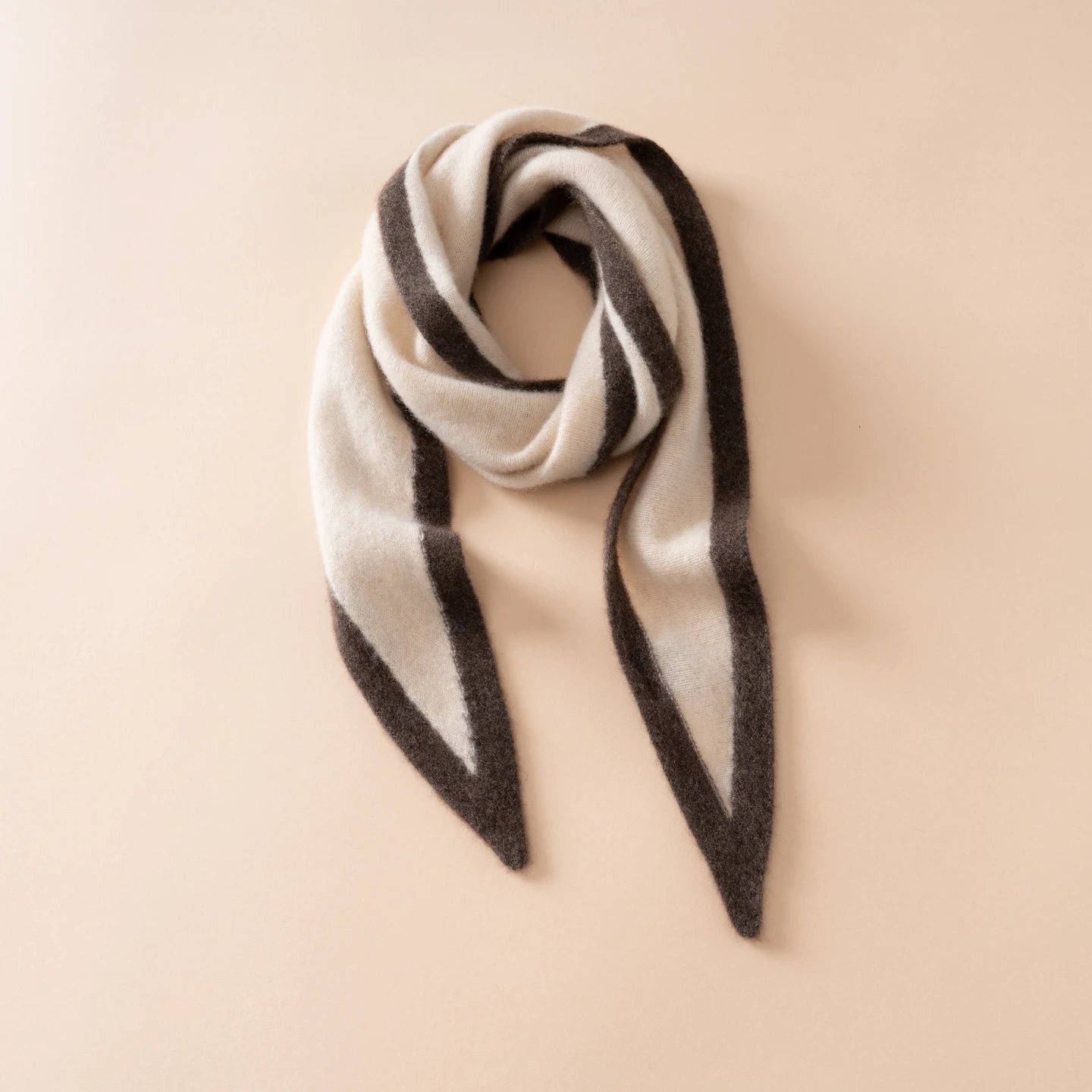 وشاح كشمير 100% مقاس 129*28 للنساء ملابس خارجية للخريف والشتاء، شال وشاح كشمير متماسك دافئ