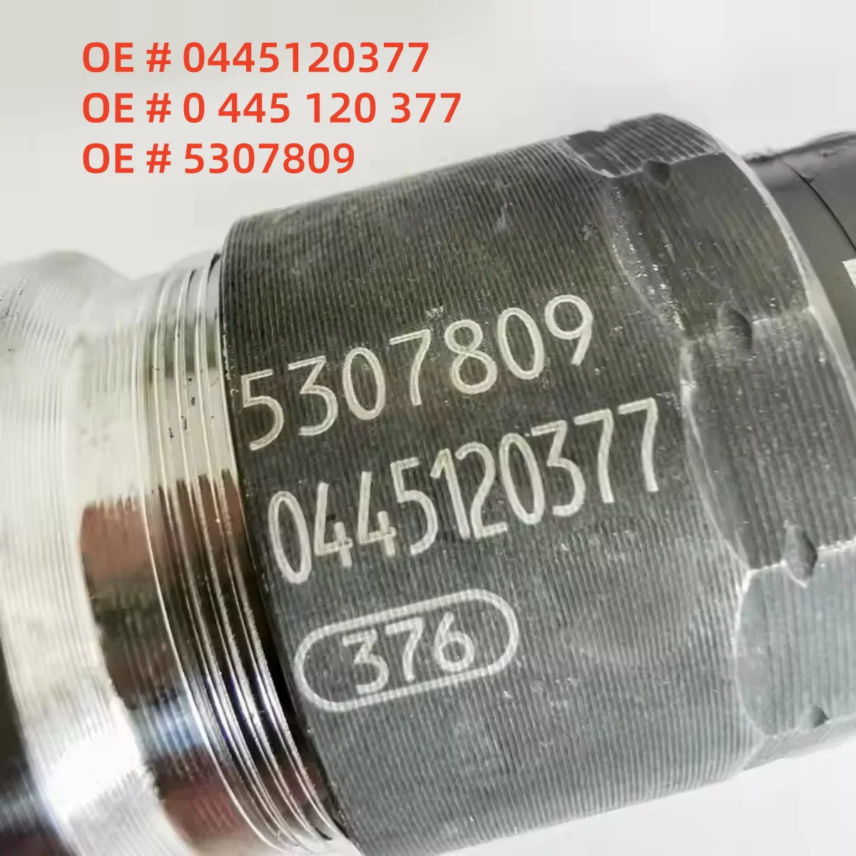 

High quality 0445120377 0 445 120 377 5307809 Diesel Fuel Injector Nozzle Silver Automotive Supplies For Dongfeng Cummins ISL9.5