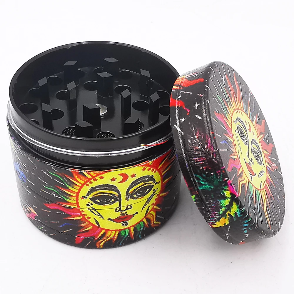 Herb Grinder 4-layer 40MM Zinc Alloy Tobacco Grinder Spice Miller Durable Crusher Kitchen Tools Smoking Accessories