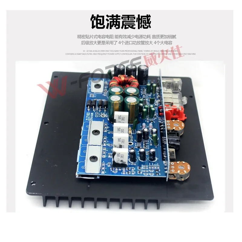 

New 2025 1500W subwoofer power amplifier mono mono pure subwoofer 12V