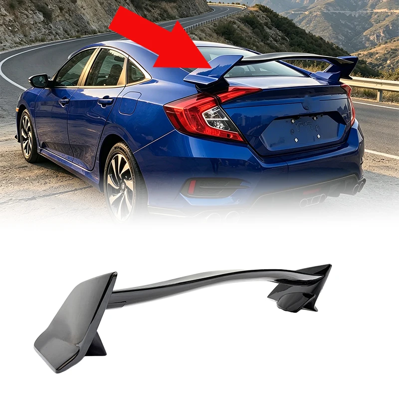 For Honda Civic 10th Sedan Type R 2016-2021 Rear Spoiler Car Exterior Modification Accessories Auto Replacement Body Parts