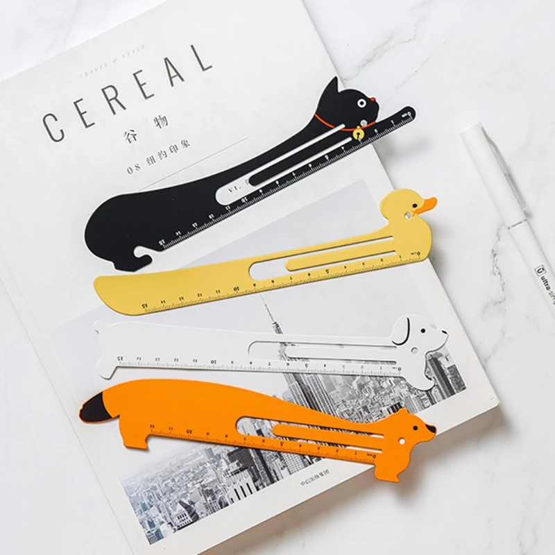 การ์ตูนไม้บรรทัดเหล็ก Book คลิปเก็บสายวัดโรงเรียน