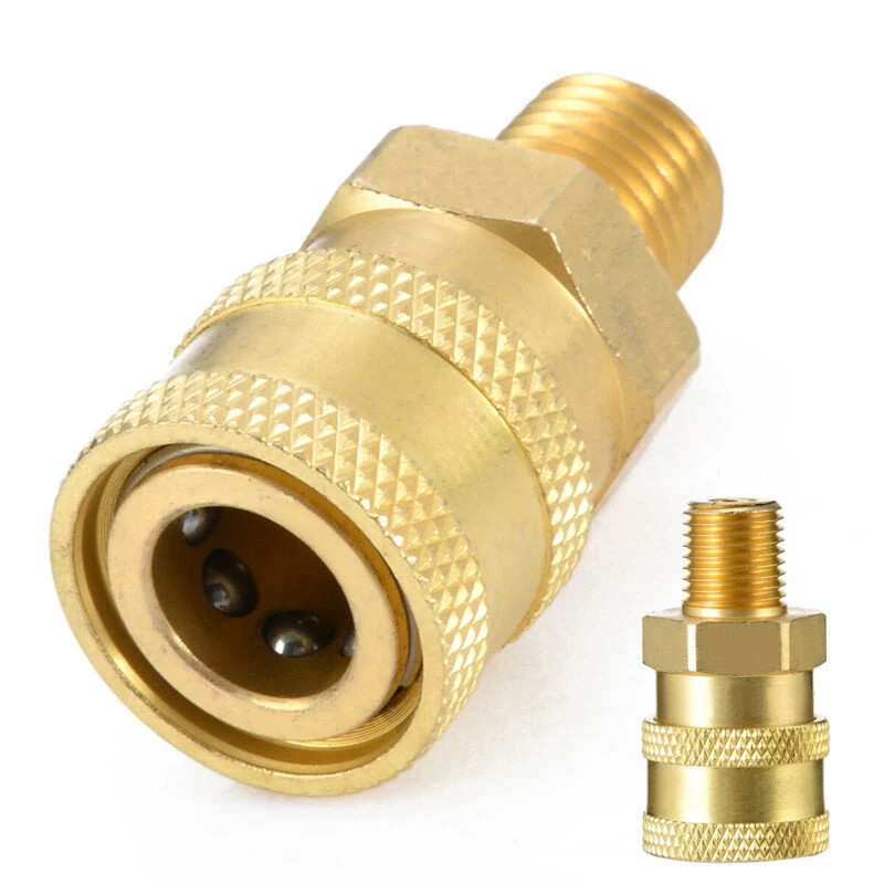 Accessory Brass Quick Coupler High pressure Connector Converter Part Replacement Tool 1/4