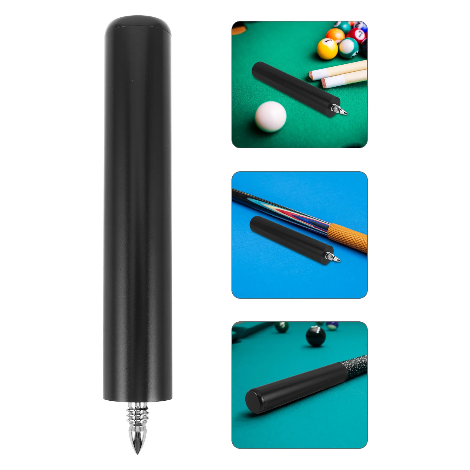 

6 Inch Billiard Cue Extension High Strength Metal Pool Stick Extender with Quick Release Mechanism for Enhanced Control in