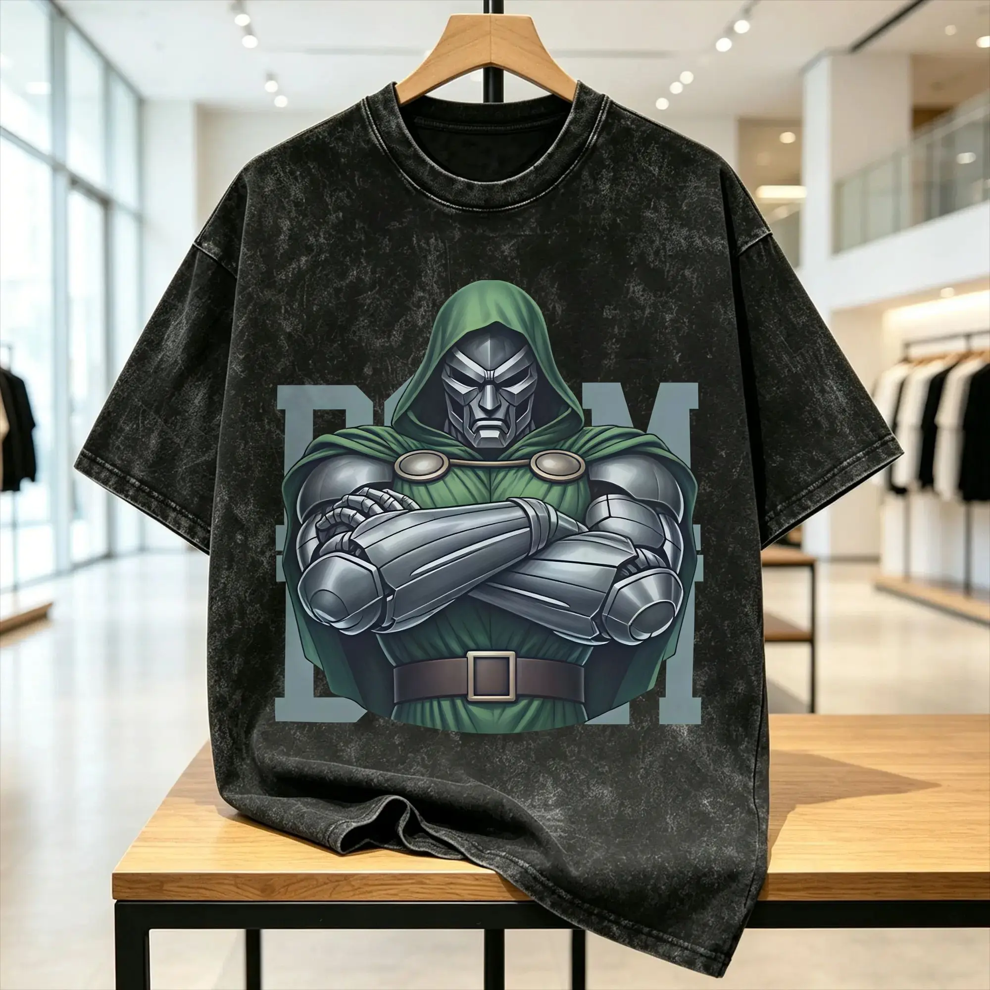 Dr Dooms T Shirt Beach  Streetwear T-Shirts Cotton Popular Tshirt For Couple Short-Sleeve Pattern Tees