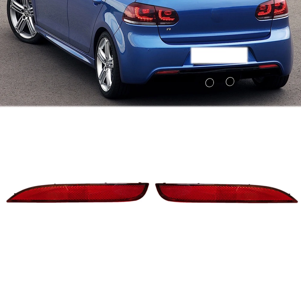 Rear Brake Lamp Reflector Decorative False Light 5K0945105C 5K0945106C For VW Golf 6 MK6 R20 2009 2010 2011 2012 2013