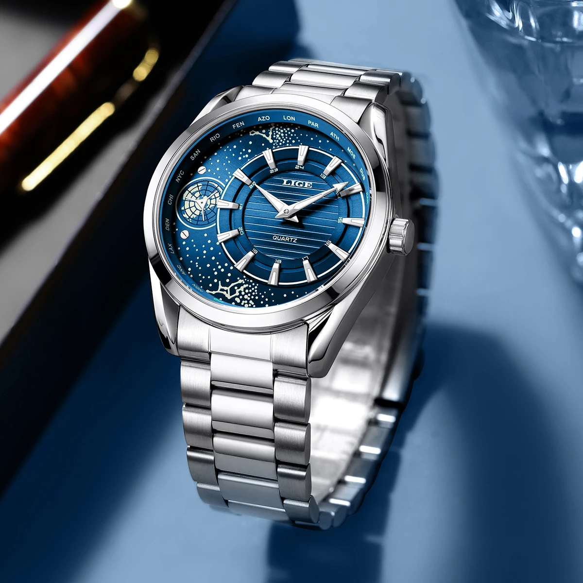 Relógio Masculino LIGE Origina - Compass Watch Luxury avaliação e preço