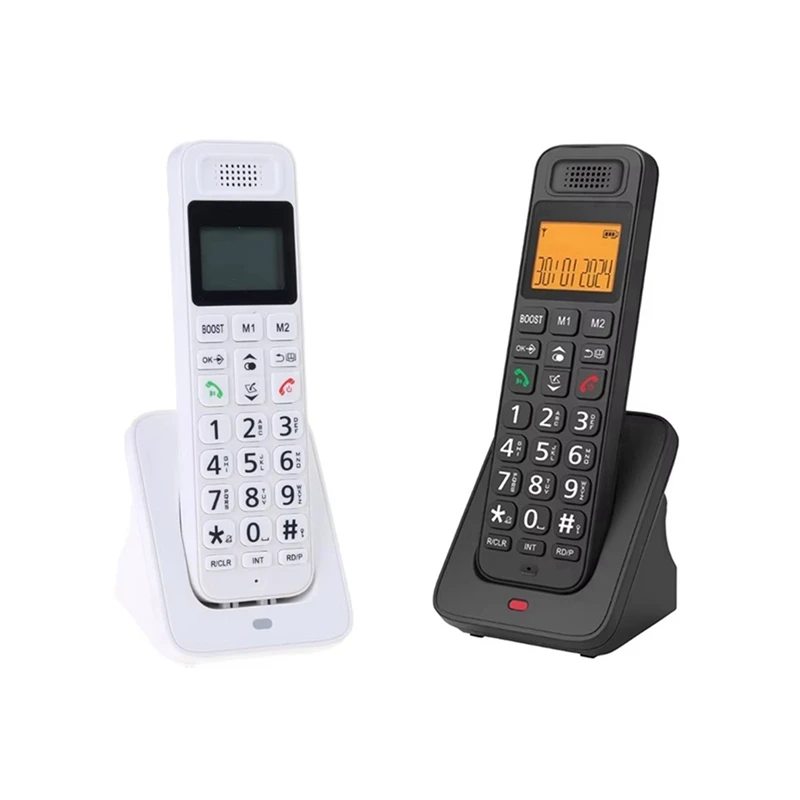 

HFES D1018 Telephone Business Office Home Handheld Digital Wireless Telephone Low Radiation With LCD Display UK Plug