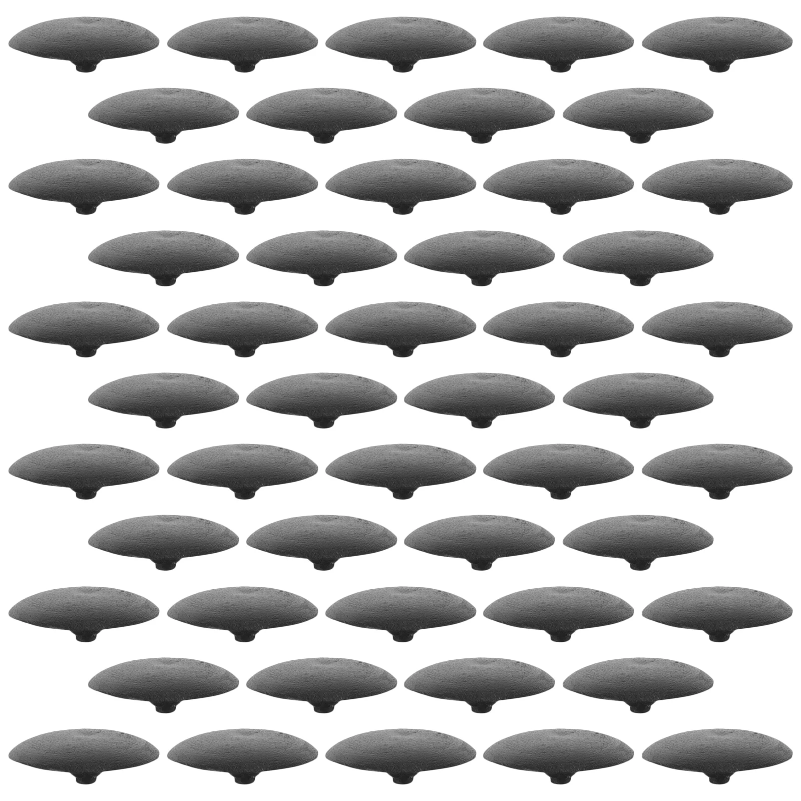 400 قطعة غطاء يغطي البلاستيك الزخرفية الأسود خزانة أثاث مسامير ثقب المخفي المسمار يغطي DIY بها بنفسك قبعات المسمار #6