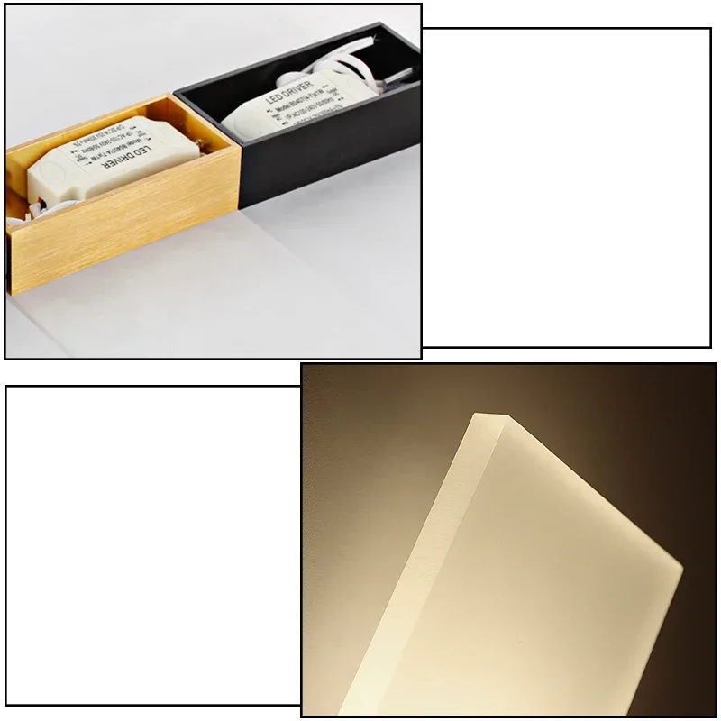 Imagem -03 - Lâmpada de Parede Led Elegante para Quarto Luz Decorativa Simples Cabeceira Escadas Corredor 110v 220v