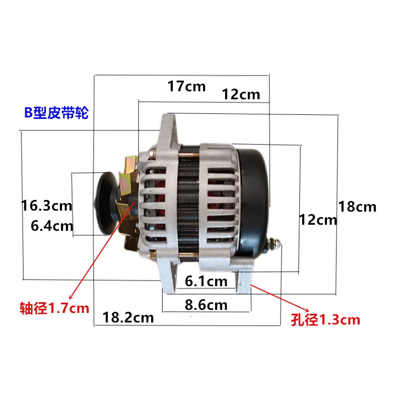 220V1500W Permanent Magnet Brushless AC Generator Small Generator 800W/1300W with Stable Voltage Pure Copper Wire