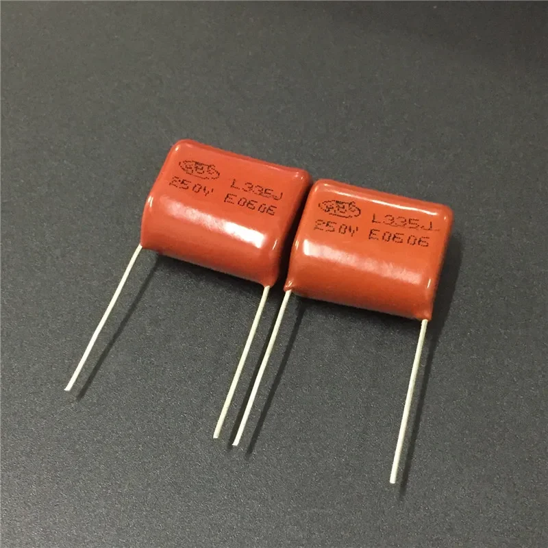 

5Pcs/50Pcs CBB 335 250V 335J CL21 3.3uF 3300nF P20 Metallized Polypropylene Film Capacitor