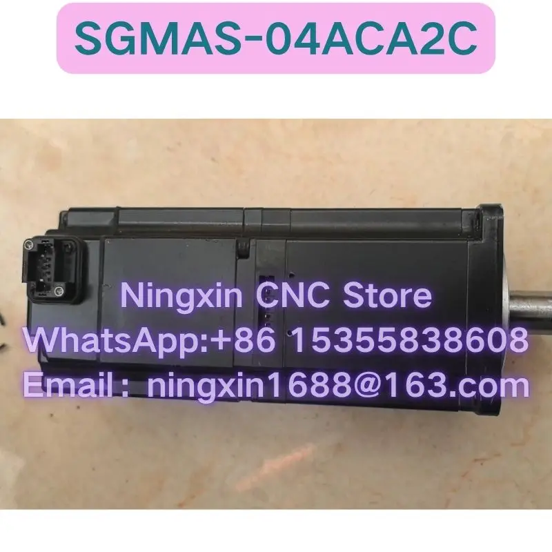 Second-hand SGMAS-04ACA2C servo motor Functional test OK Fast delivery