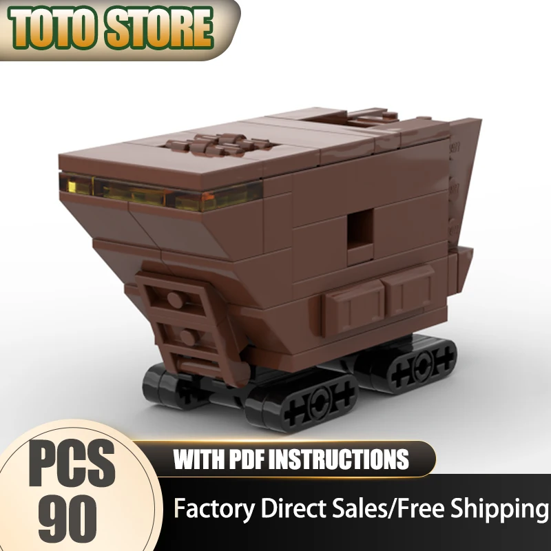 

Popular Star Movie Model Moc Building Blocks Desert Crawler Model Technology Brick DIY Assembly Construction Toy Holiday Gifts
