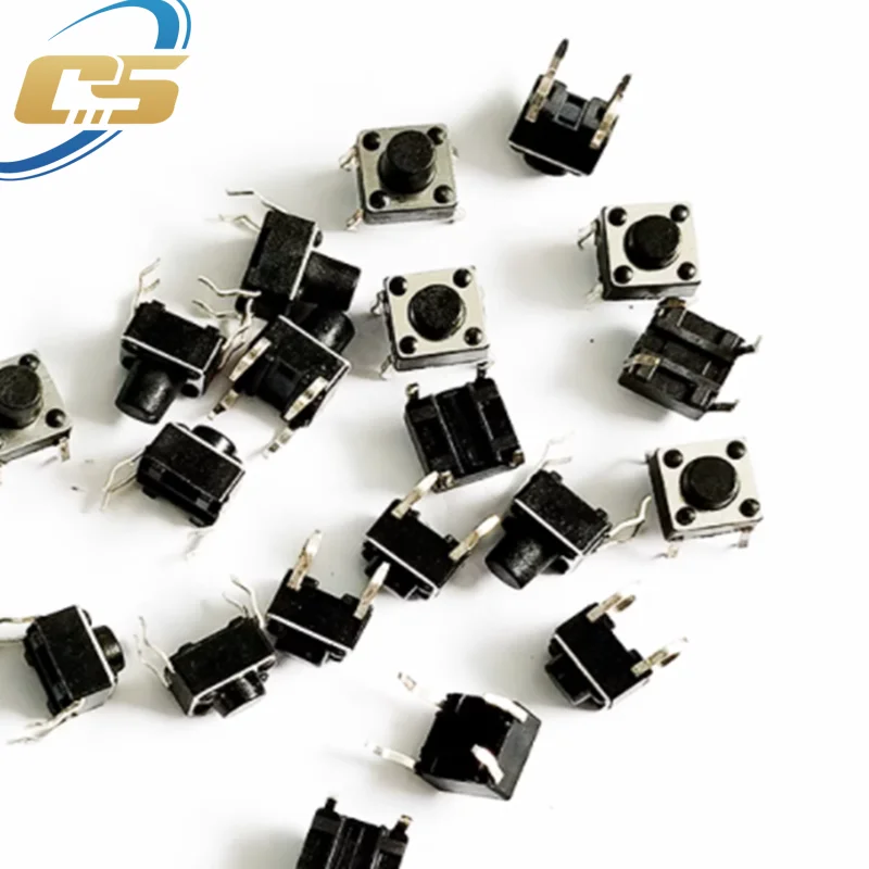 مفاتيح دفع عن طريق اللمس ، مفاتيح زر DIP-4 ، 6x x 6 ، 6x6x x 57mm ، 6x5x6x-6x6x15mm ، في كل قطعة