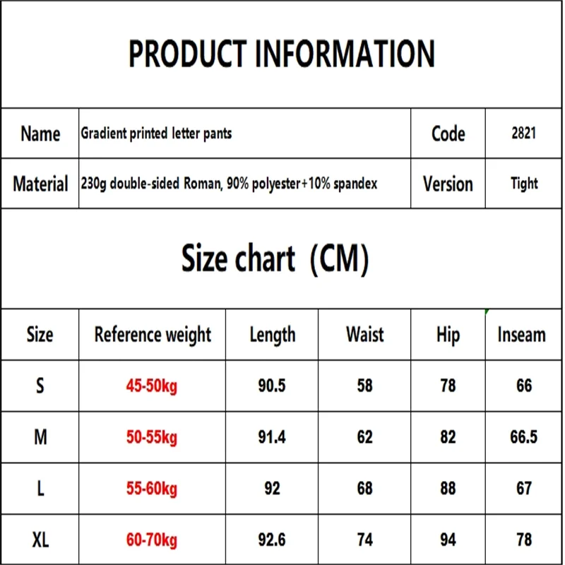 Gradient Letter Leggings Fitness High Waist Push Up Leggins Skinny Quick Dry High Elastic Workout Leggings Female Drop Shipping