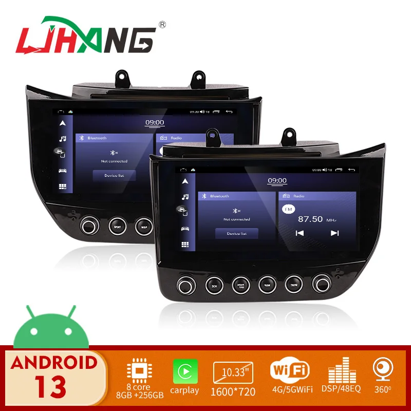 

Ljhang 10.33 Inch Android 13 Car Multimedia Player For Maserati GranTurismo GT GC 2007 - 2017 8G+128G GPS Stereo Car Radio