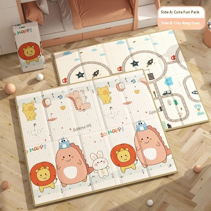 طفل تلعب حصيرة طوي اضافية كبيرة سميكة رغوة حصيرة للزحف 180x200 سنتيمتر غير سامة مقاوم للماء سجادة أرضية للأطفال الرضع