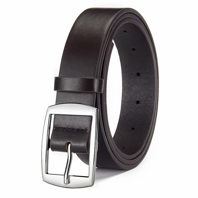 حزام فاخر جديد للرجال حزام جلد PU مشبك معدني دبوس جودة عالية العلامة التجارية الشهيرة مصمم حزام الخصر حزام للجينز حجم كبير