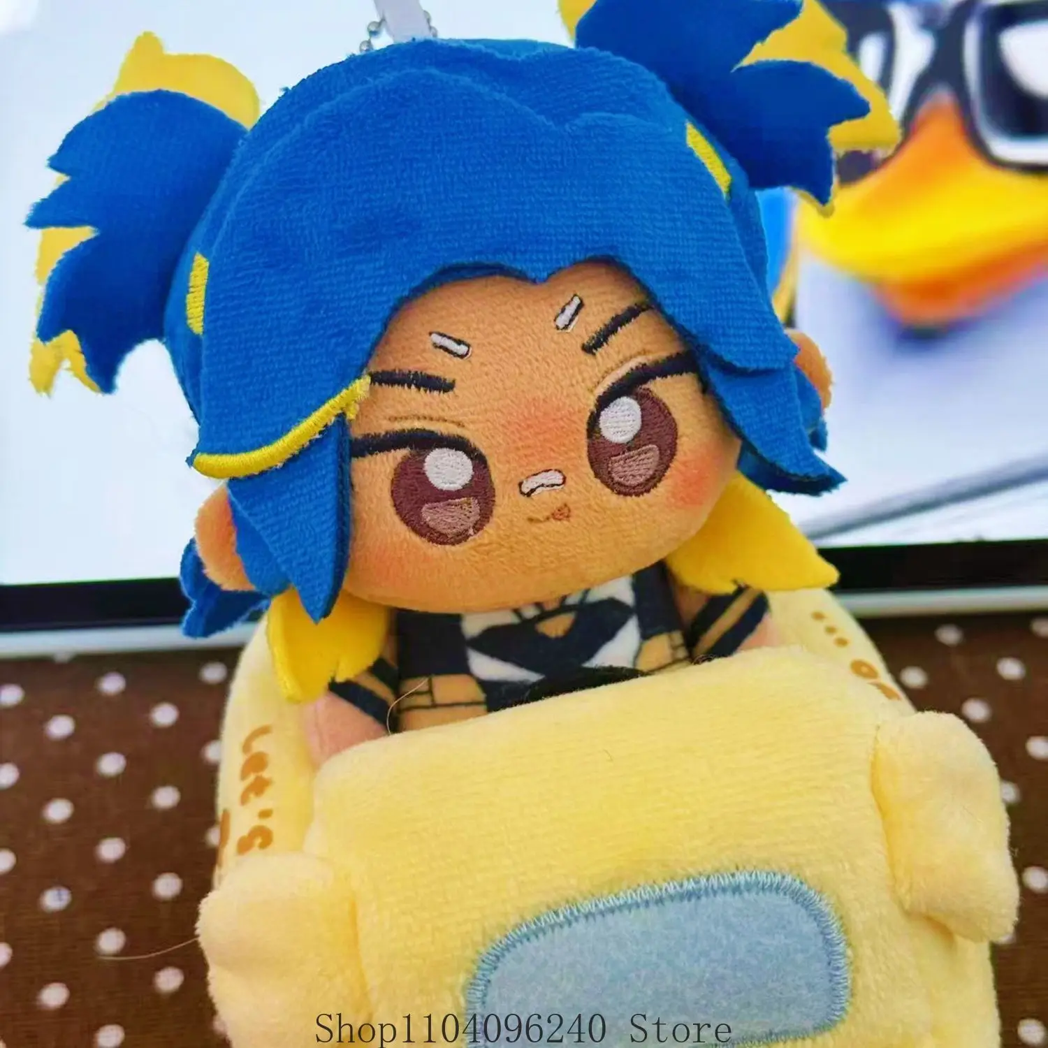 VALORANT Neon 10cm Cotton Figure Idol Plushies Pillows Cartoon Stuffed Pendant Toys Keychain Mascot Student Fans Gift view 3